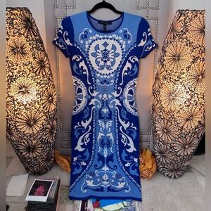 Cynthia Steffie | china blue cocktail dress